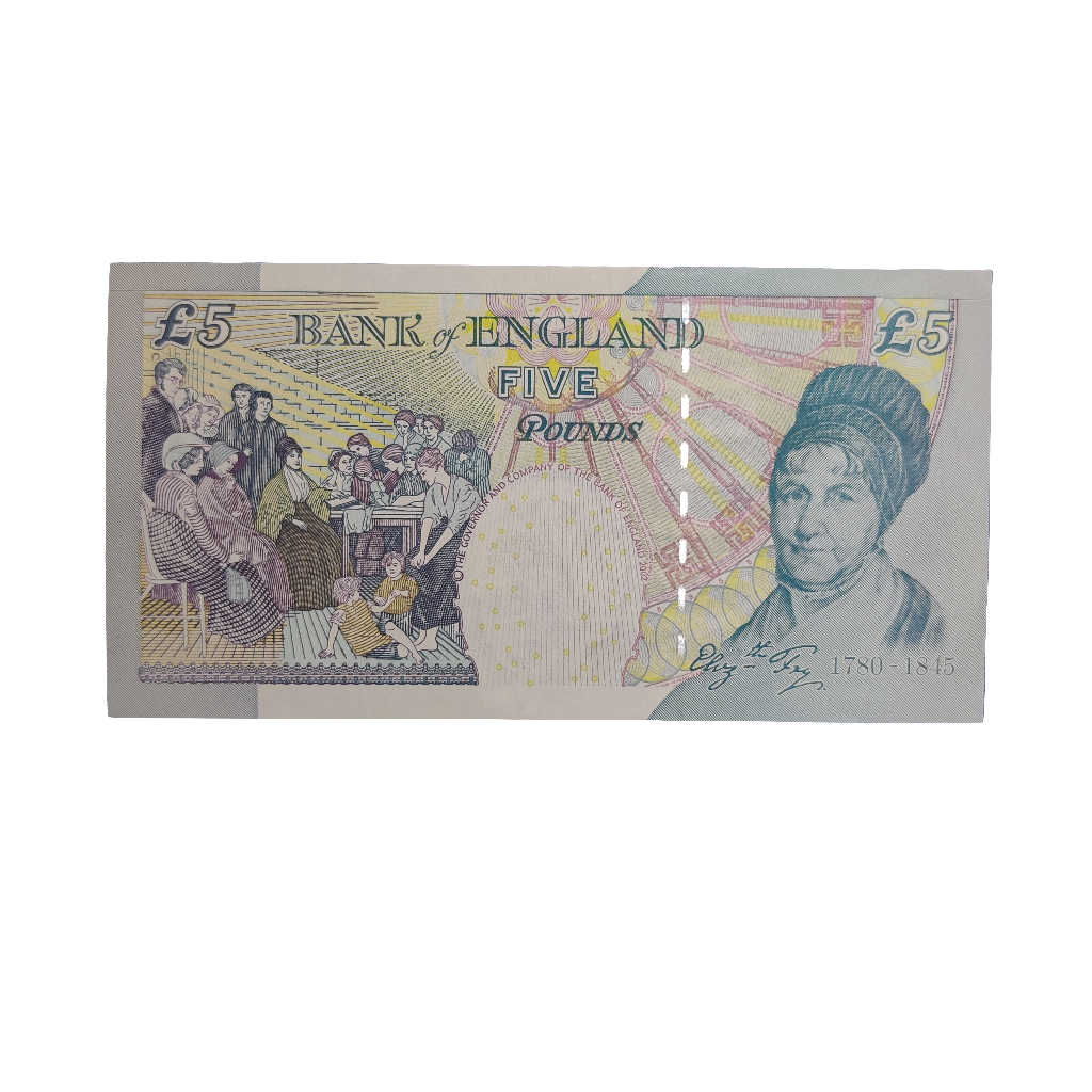 Bank of England £5 FIVE POUND banknote Merlyn lowther