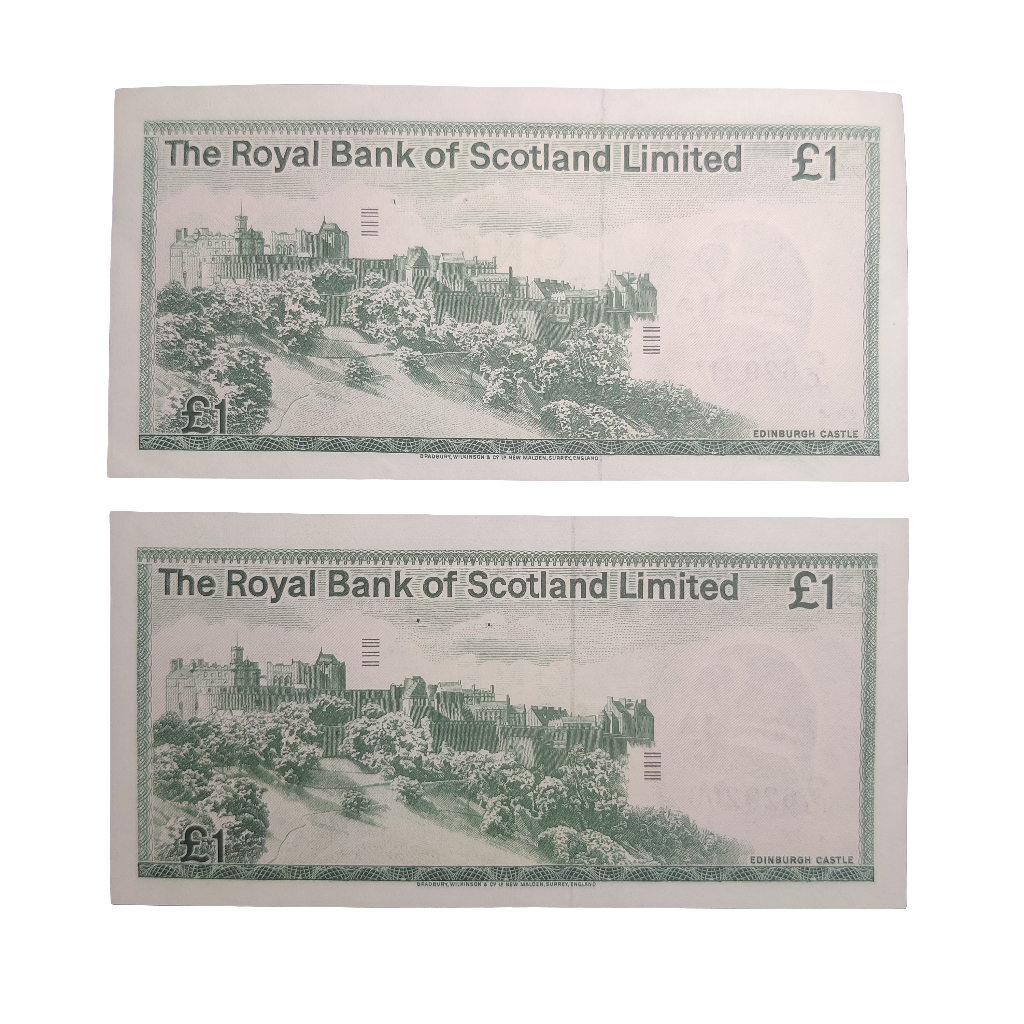 The Royal Bank of Scotland Limited one pounds banknote