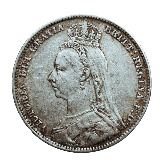 1891 Victoria one shilling