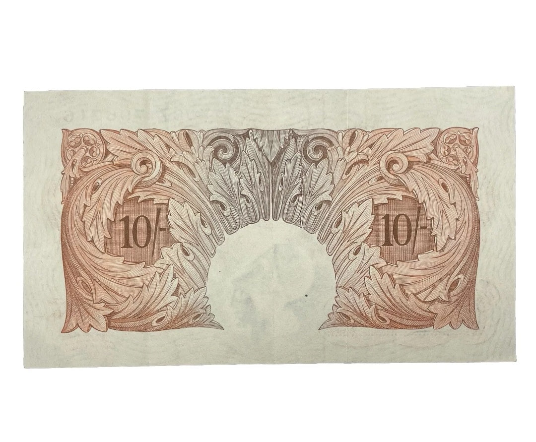 Bank of England  series A Ten  shillings banknote P S Beal