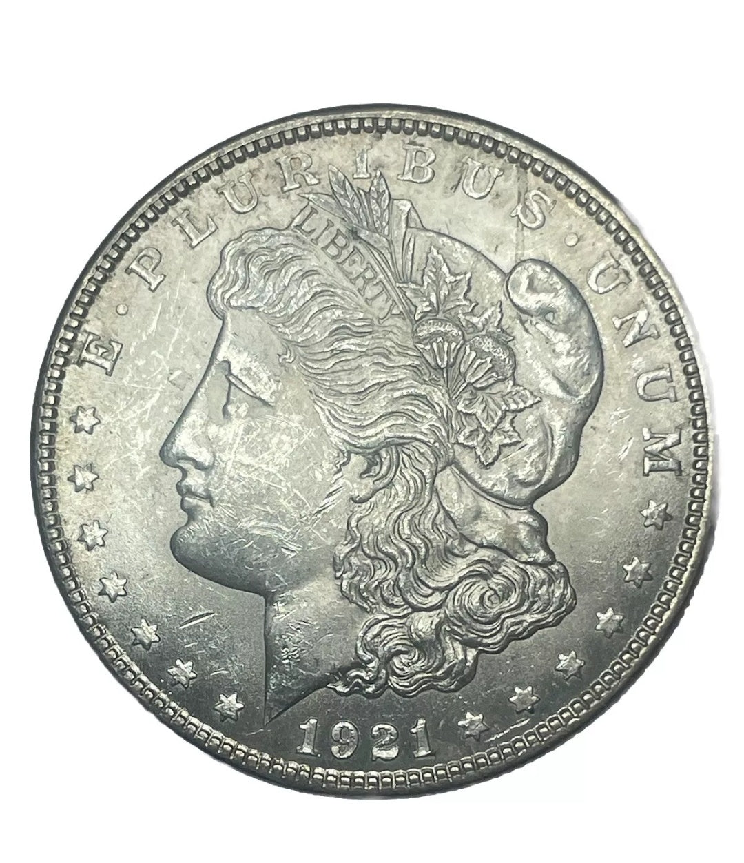 1921 p Morgan dollar