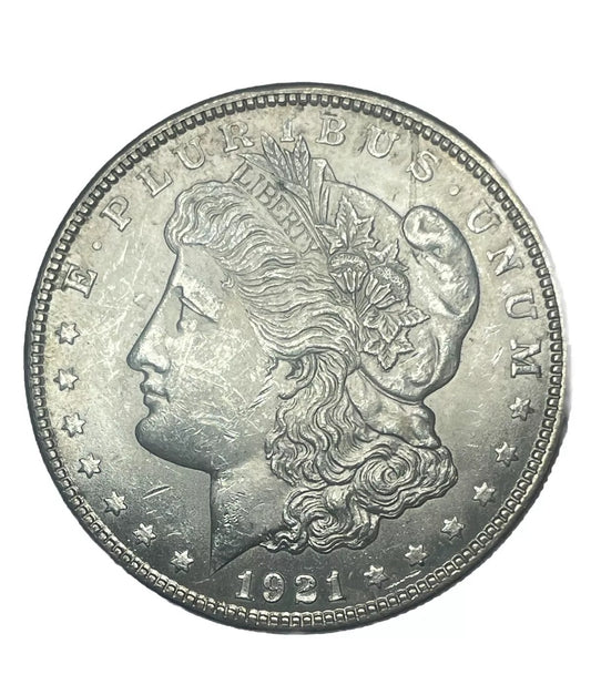 1921 p Morgan dollar