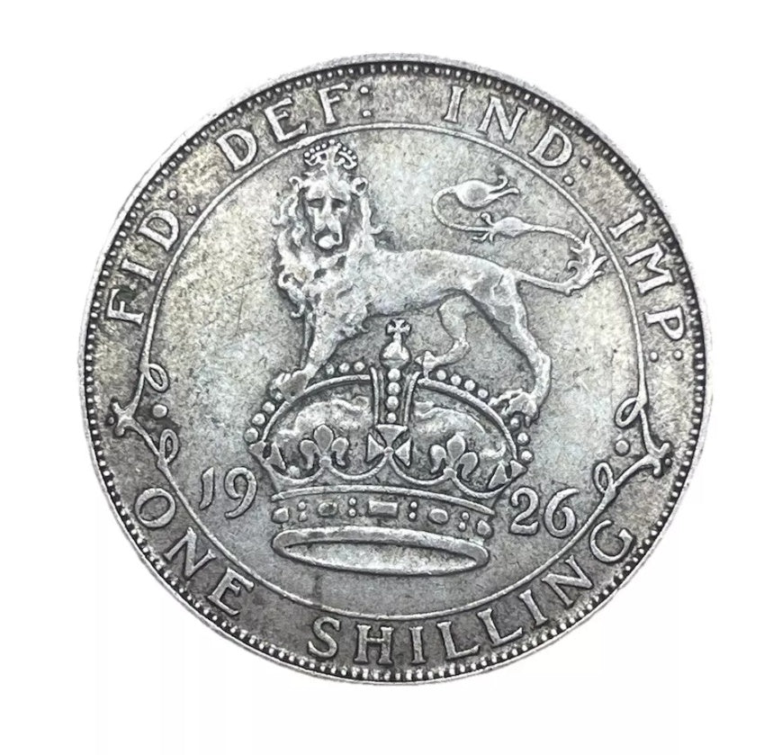1926 British George V  Shilling