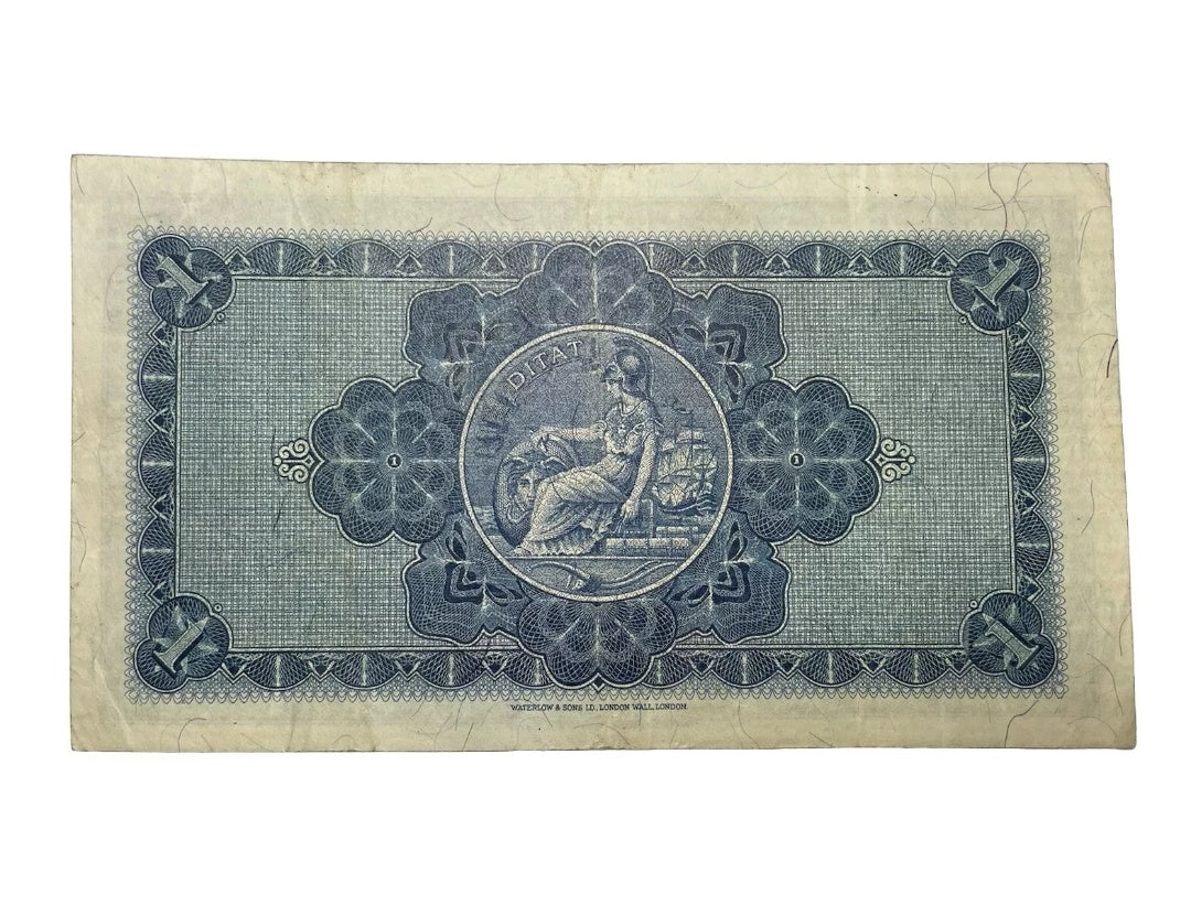 1956 BRITISH LINEN BANK £1 banknote xf + condition Scottish paper money