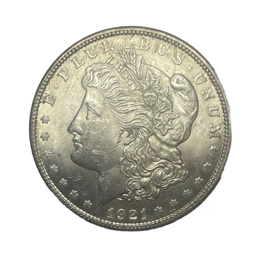 1921 p Morgan dollar
