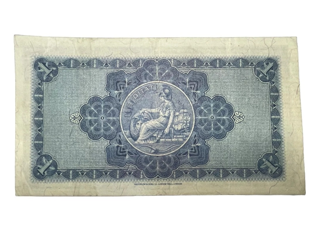 1956 BRITISH LINEN BANK £1 banknote xf + condition Scottish paper money